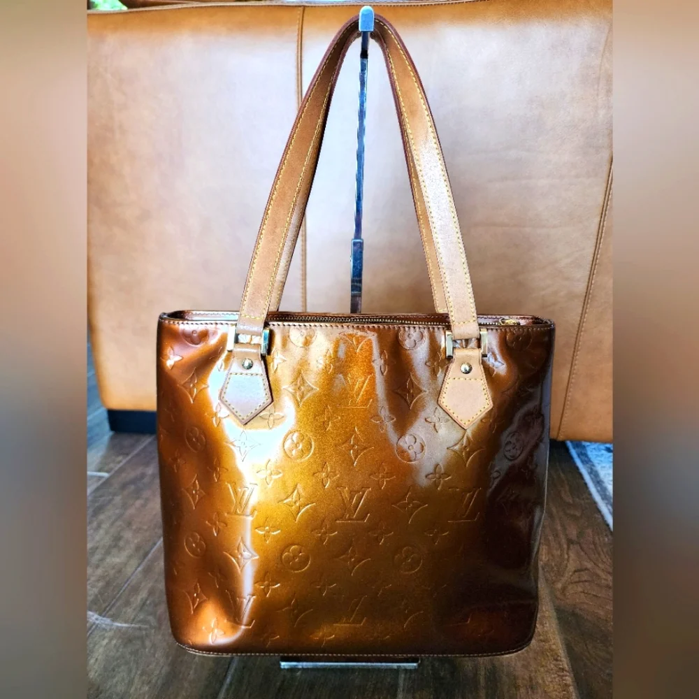 Louis Vuitton Vernis Houston Bag - Bronze - Picture 1 of 14